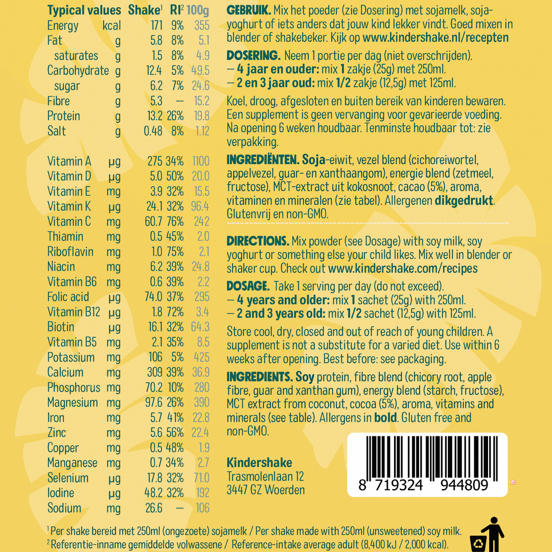 Kindershake Vegan